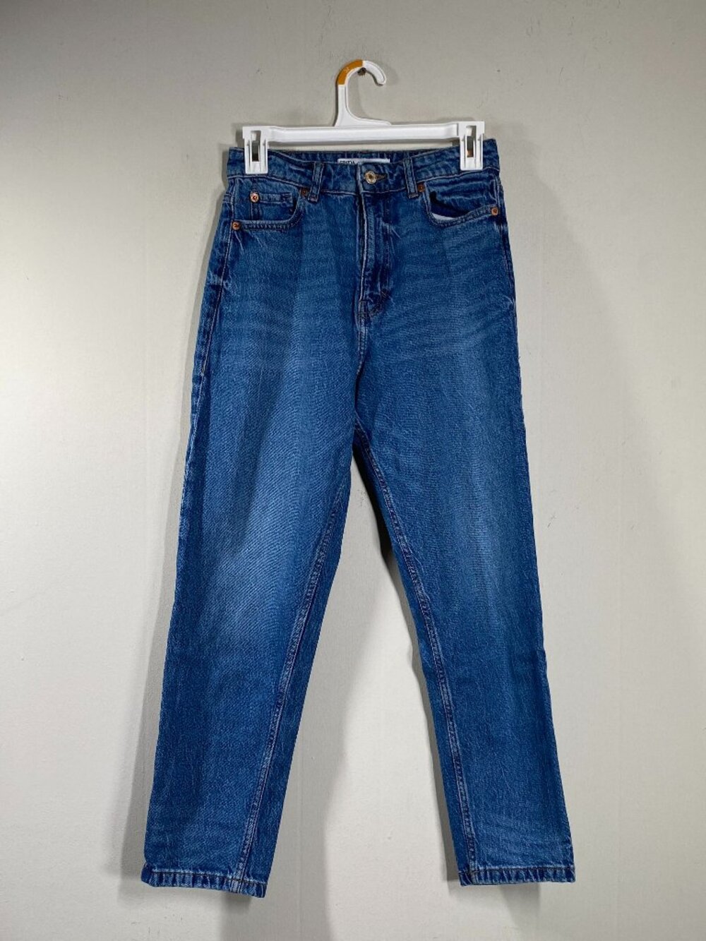 Zara SKINNY Denim Jeans Women's 4 High Rise Blue Casual Pants